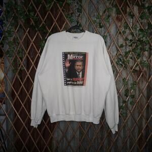XL -Vintage Y2K George Bush 00s president politic sweatshirt